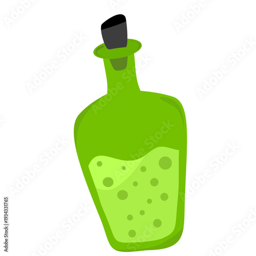 Halloween Green Liquid Bottle