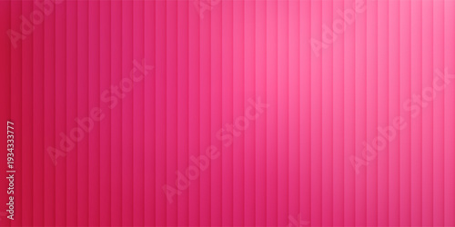 A vertical ribbed texture with a gradient from hot pink on the left, becoming lighter pink towards the center and fading to white on the far left.