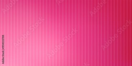 A vertical ribbed texture with a gradient from hot pink on the left, becoming lighter pink towards the center and fading to white on the far left.