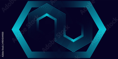 Abstract blue modern background with dynamic geometric shapes.vector.eps.10