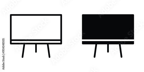 Blackboard icon design template