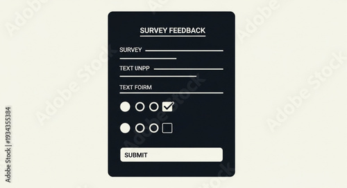 Online survey form with radio buttons and checkboxes.