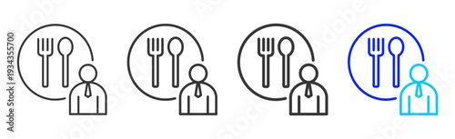 Food Ethics Icon Set Collection Outline Style for Hazard Analysis and Critical Control Points with Multiple Thickness Variations Creative Design Vector Pack