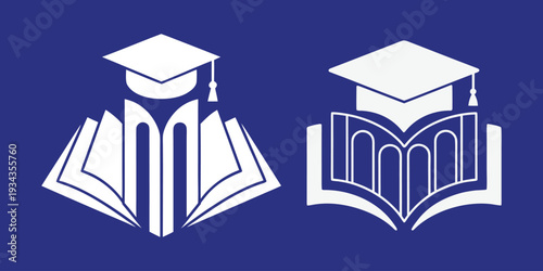 Graduation Cap Education Line Icon Vector