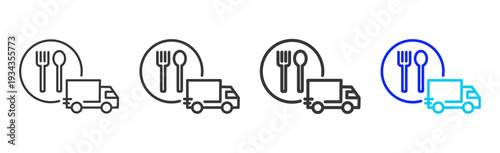 Logistic Safety Icon Set Collection Outline Style for Hazard Analysis and Critical Control Points with Multiple Thickness Variations Creative Design Vector Pack