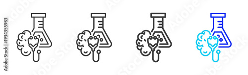 Risk Science Icon Set Collection Outline Style for Hazard Analysis and Critical Control Points with Multiple Thickness Variations Creative Design Vector Pack