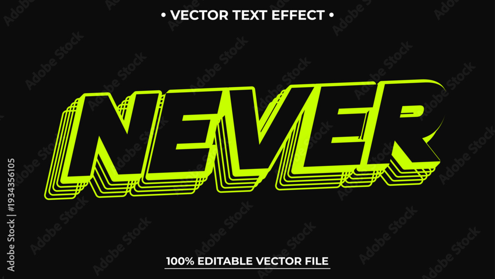 Obraz premium Gym workout text effect editable fitness and wellness customizable font style