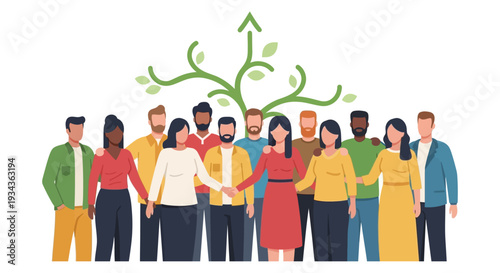 Diverse Group Collaboration for Sustainable Growth and Success