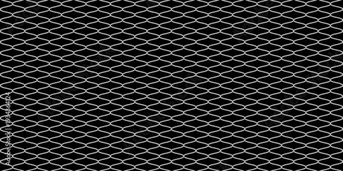 Mesh texture for fishing nets. Seamless pattern for sportswear or soccer goals, volleyball nets, basketball hoops, hockey, athletics. Abstract clean background eps 10