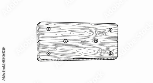 Two pieces of wood screwed together, showing grain and knots