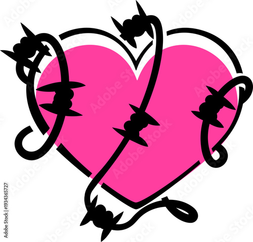 Heart in Barbed Wire