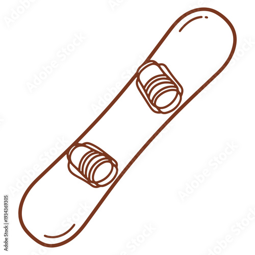 Stylized snowboarding design illustration for winter sports enthusiasts and adventurous spirits ready to hit the slopes this season