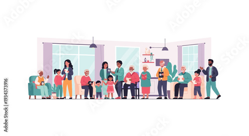 Diverse Multigenerational Group Reading & Learning Together: Community, Family & Education