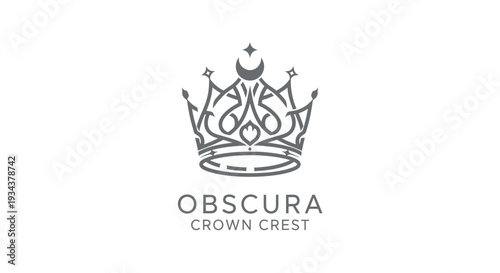 Elegant Crown Crest Logo Design - Royal Emblem, Luxury Symbol, Business Identity