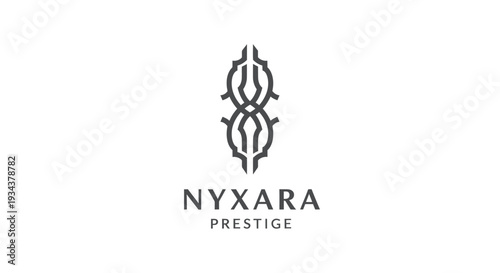 Elegant Monogram Logo NYXARA PRESTIGE