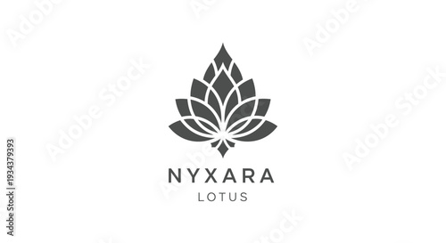 Modern Lotus Flower Logo Design