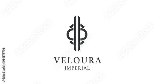 Elegant Logo Design: Veloura Imperial Branding