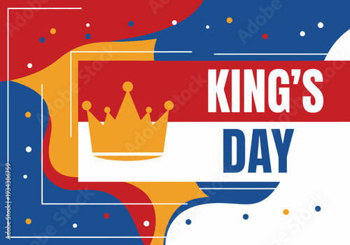 Golden Crown Symbolizing Royalty and Kings Day Celebration.