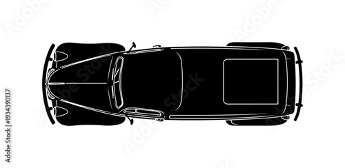 Overhead View of a Car