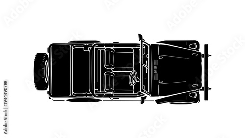 Overhead View of a Car