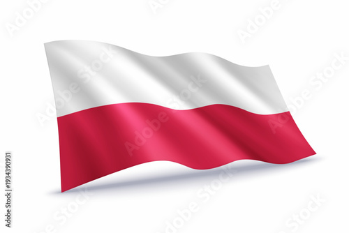 Poland Waving Flag Isolated on White Free Download Poland Waving Flag Isolated on White - GFXLoad