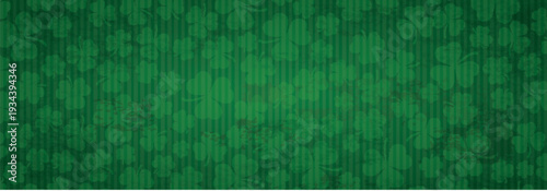 Long Vintage Header Shamrocks St Patricks Day