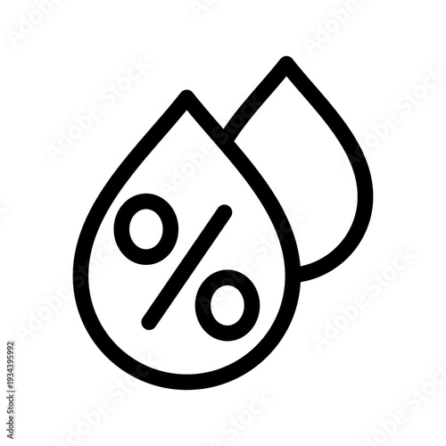 Humidity Icon Vector Symbol Design Illustration