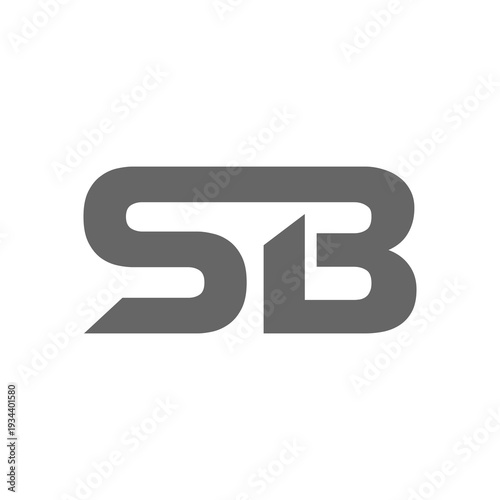 Free Download Letter SB logo icon isolated on white background - GFXLoad