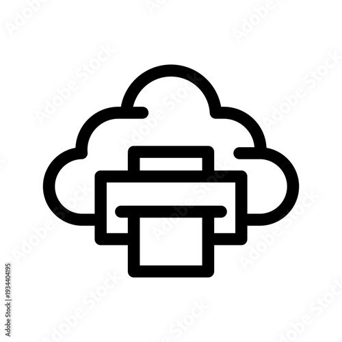 Cloud Icon Vector Symbol Design Illustration