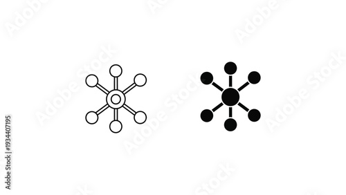 Comparison of molecular structures with central atoms and bonding variations