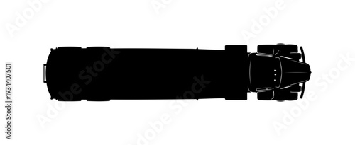 Vector illustration of a black bottle