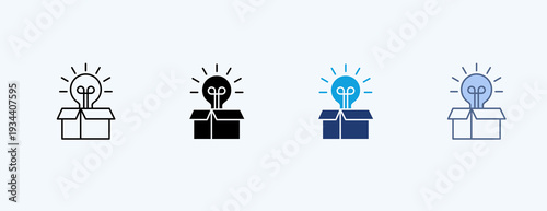Product Design Multiple Icon Illustration Vector
