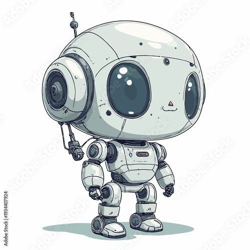 cute robotic design very cool