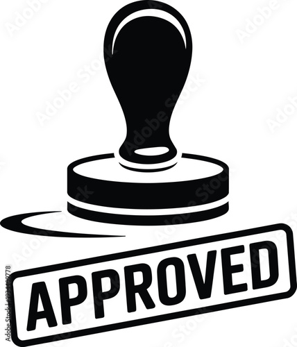 Approved Stamp Authorization Verified Seal Certification Validation Official Approval Document
