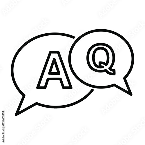 Conversational speech bubbles showcase answer and question dialogue design