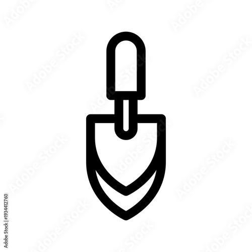 Trowel Icon Vector Symbol Design Illustration