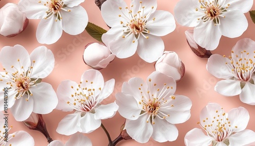 Delicate Cherry Blossoms in Soft Pastels Capturing the Tranquility of Spring s Beauty