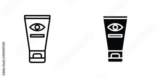 Eye cream icon graphic design vector symbols. Best for Graphics