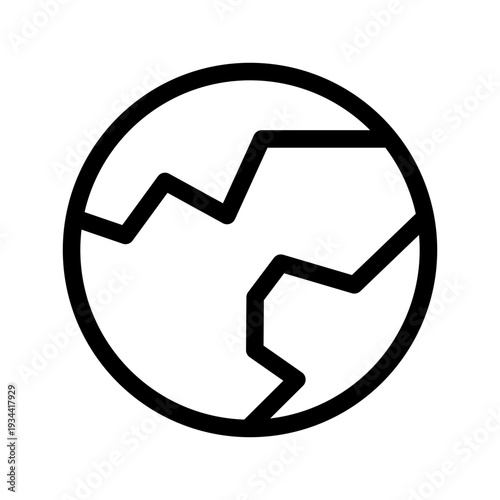Global Icon Vector Symbol Design Illustration