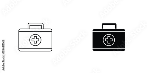 First aid box icon graphic design vector symbols. Best for Graphics