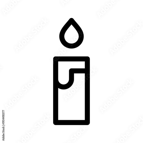 Aroma Candles Icon Vector Symbol Design Illustration