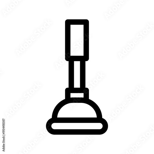 Plunger Icon Vector Symbol Design Illustration