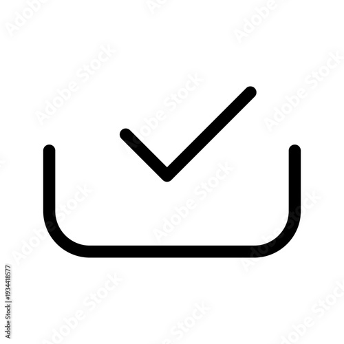 Check Icon Vector Symbol Design Illustration