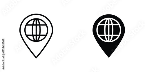 Global forum icon graphic design vector symbols. Best for Graphics