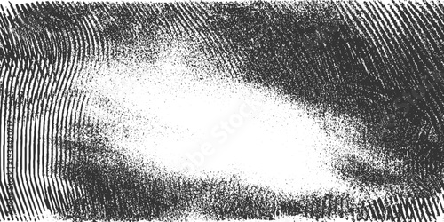 Abstract textured background with dark gray lines and speckles on white pattern grunge