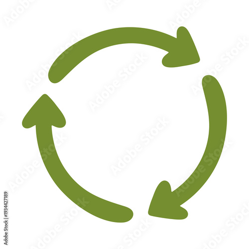 Reuse Sign. Sustainable Environment Symbol. Vector.