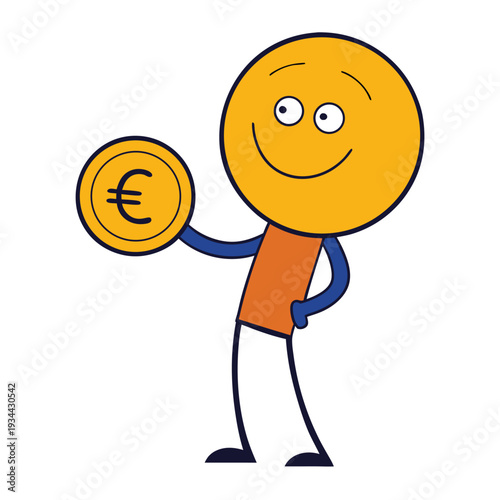 Bank security vault cartoon gold concept