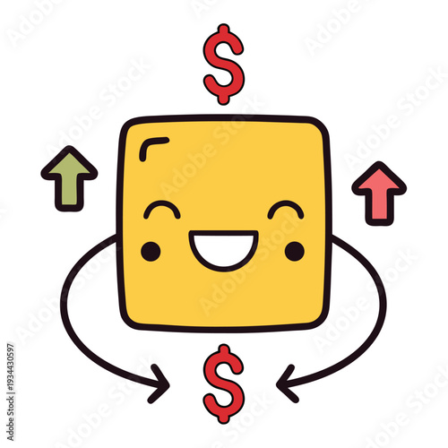 Gold bar storage vault illustration