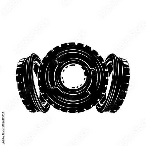 Silhouette of Bottom Bracket Bearings, External Threaded Cups for Drivetrain Mechanics