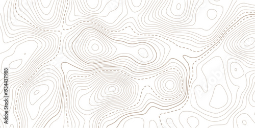 abstract diagram discovery topographic map banner texture background.Geographic line map with elevation assignments. Contour background geographic grid. Vector illustration.